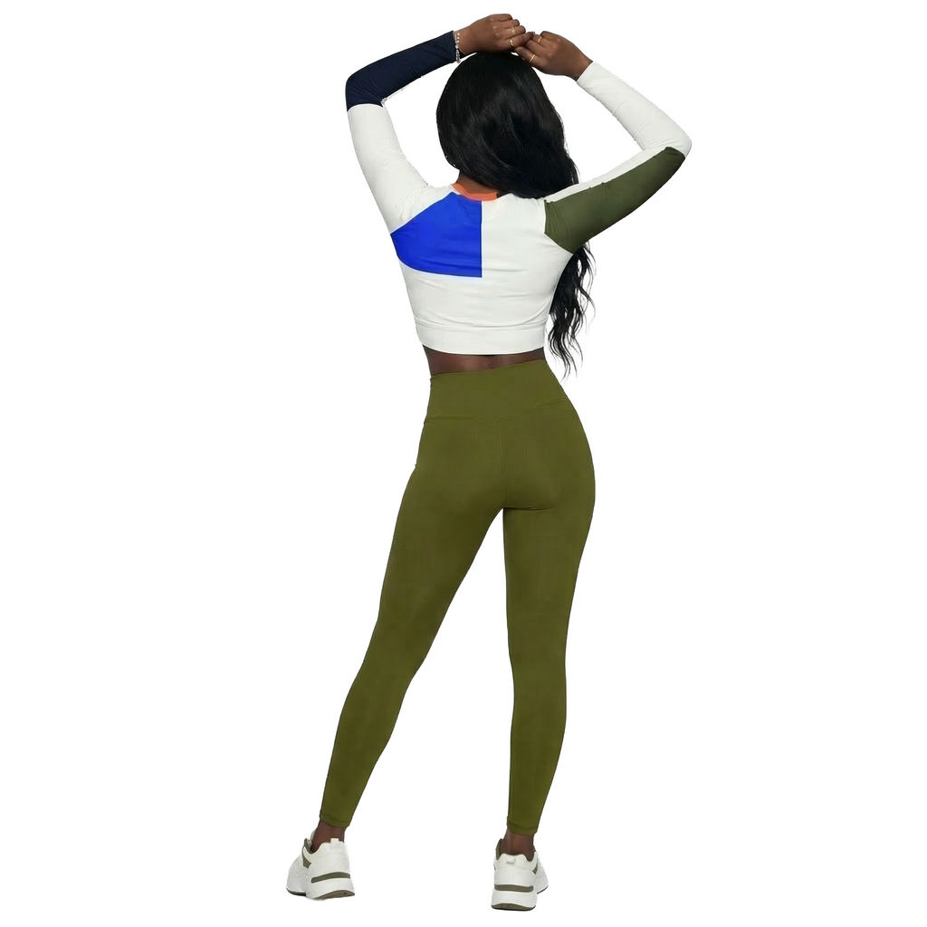 Momentum Long Sleeve Crop Top