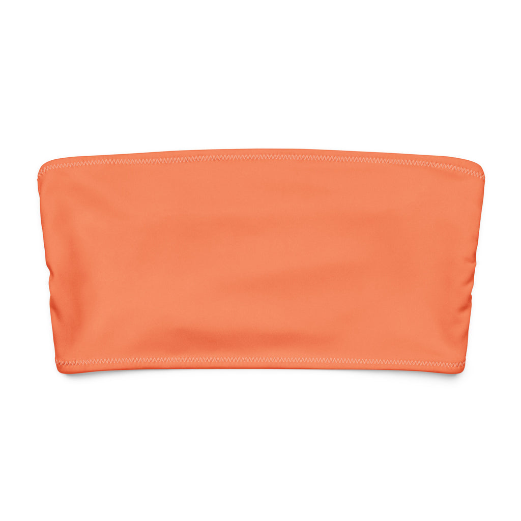 Burnt Sienna Bandeau Bikini Top