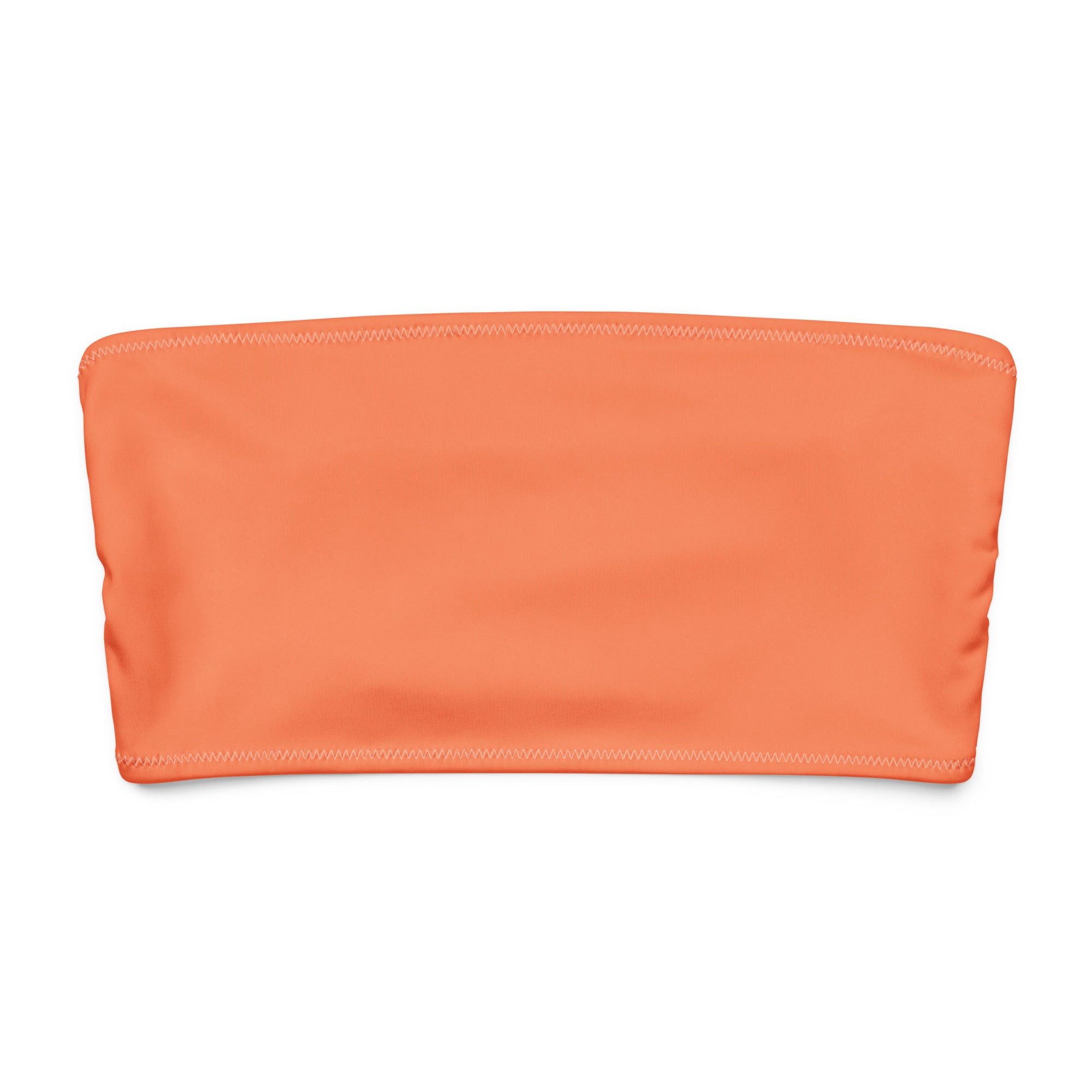Burnt Sienna Bandeau Bikini Top