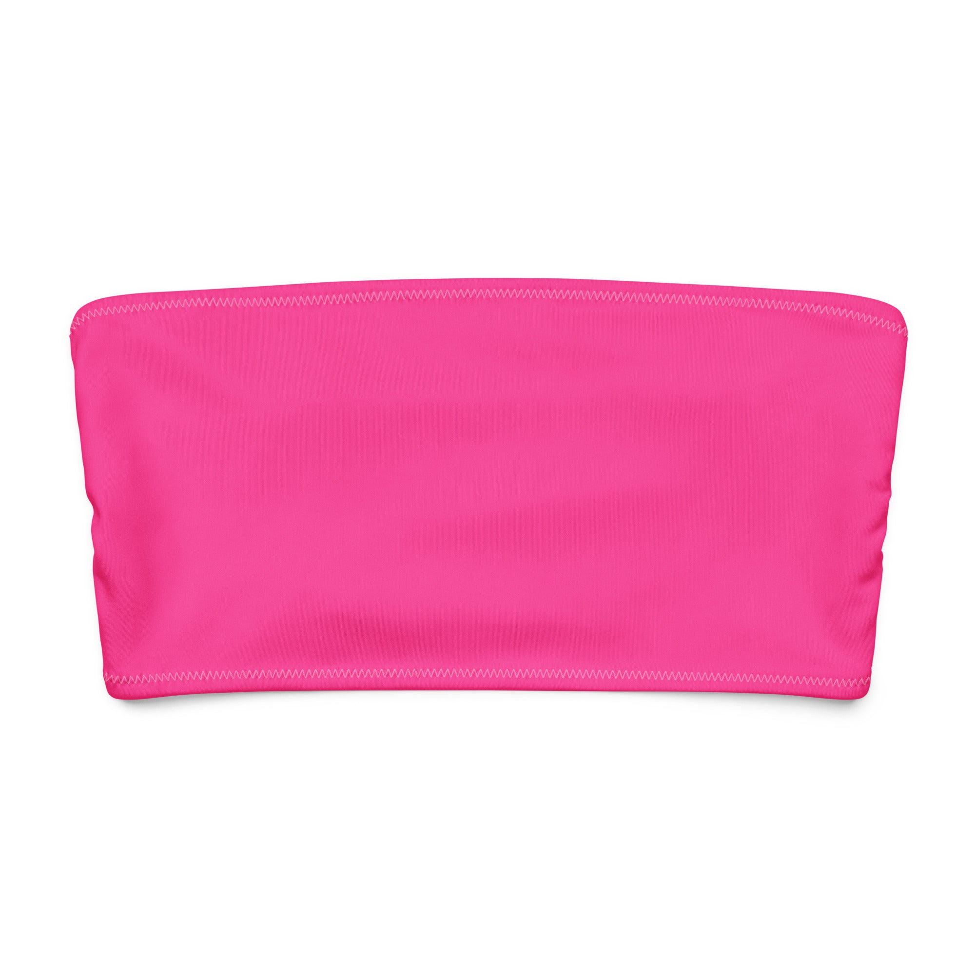 Pink Punch Bandeau Bikini Top