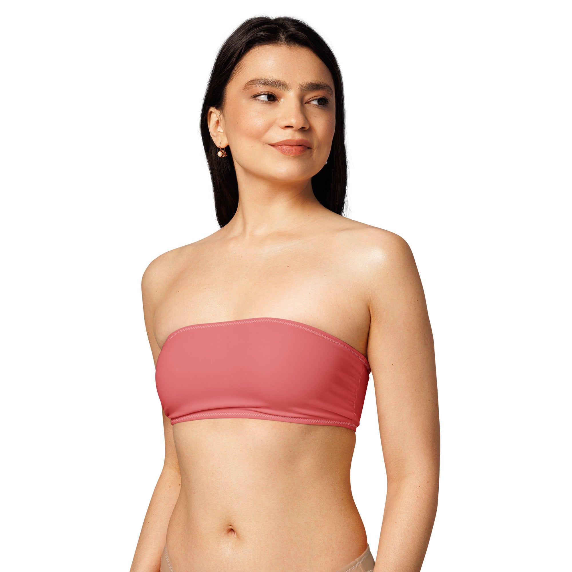 Desert Rose Bandeau Bikini Top