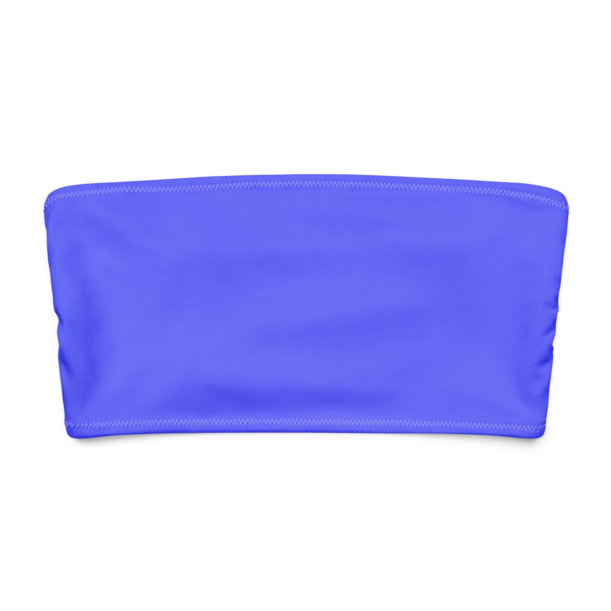 Violet Wave Bandeau Bikini Top
