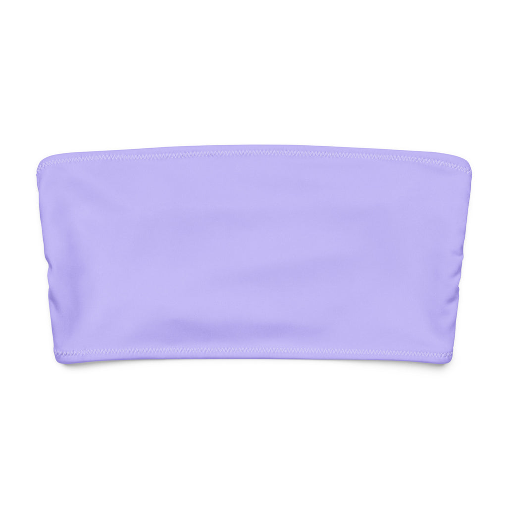 Soft Lilac Bandeau Bikini Top