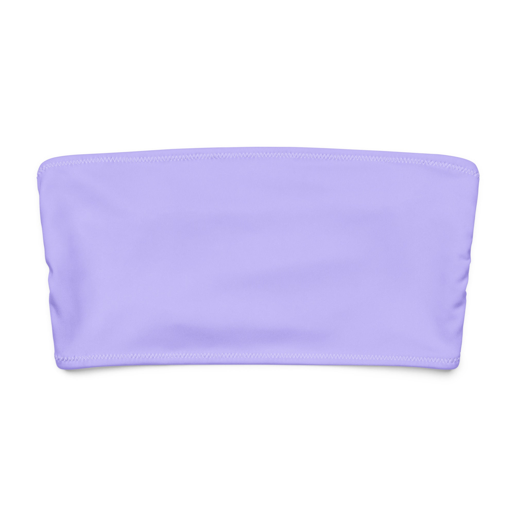 Soft Lilac Bandeau Bikini Top