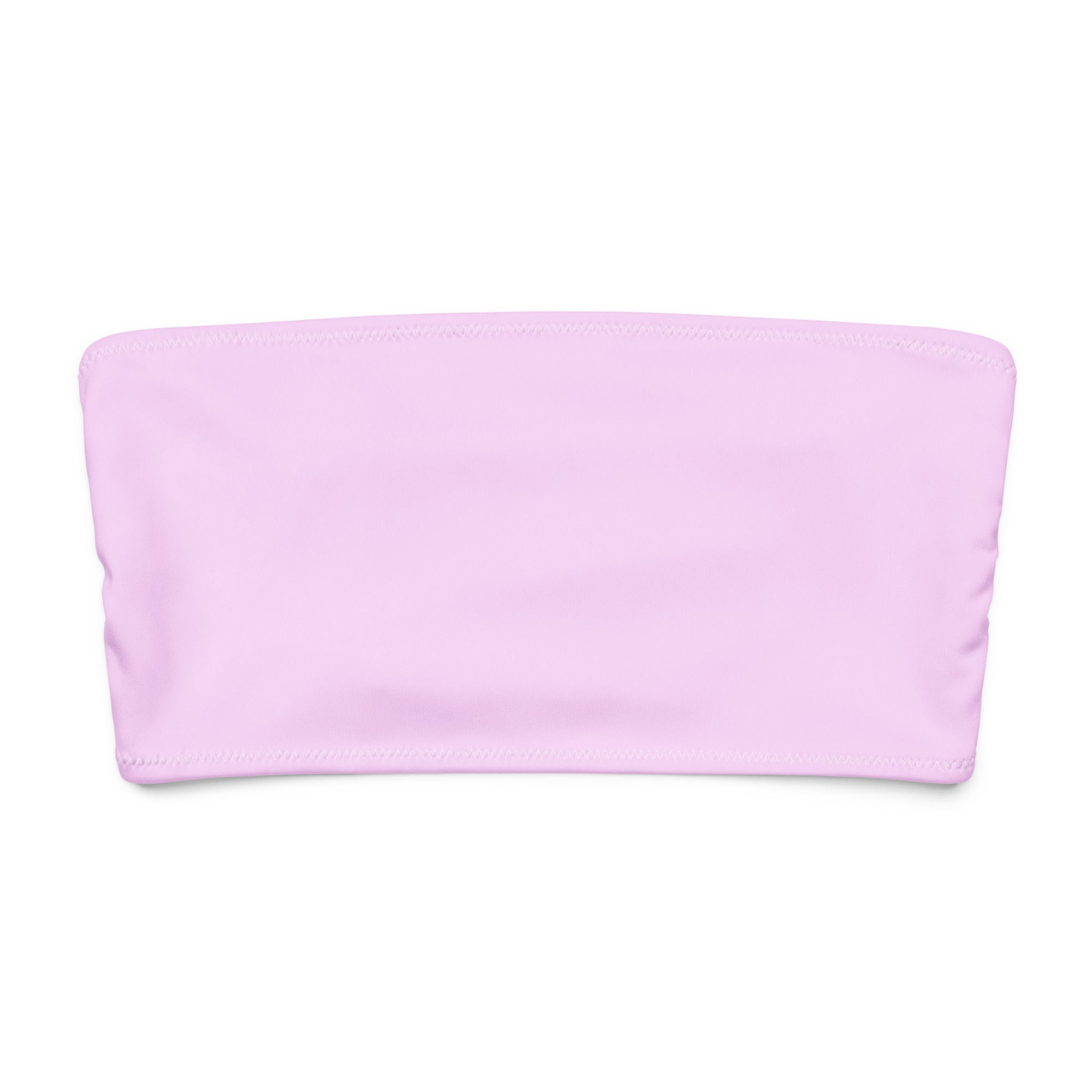 Petal Pink Bandeau Bikini Top