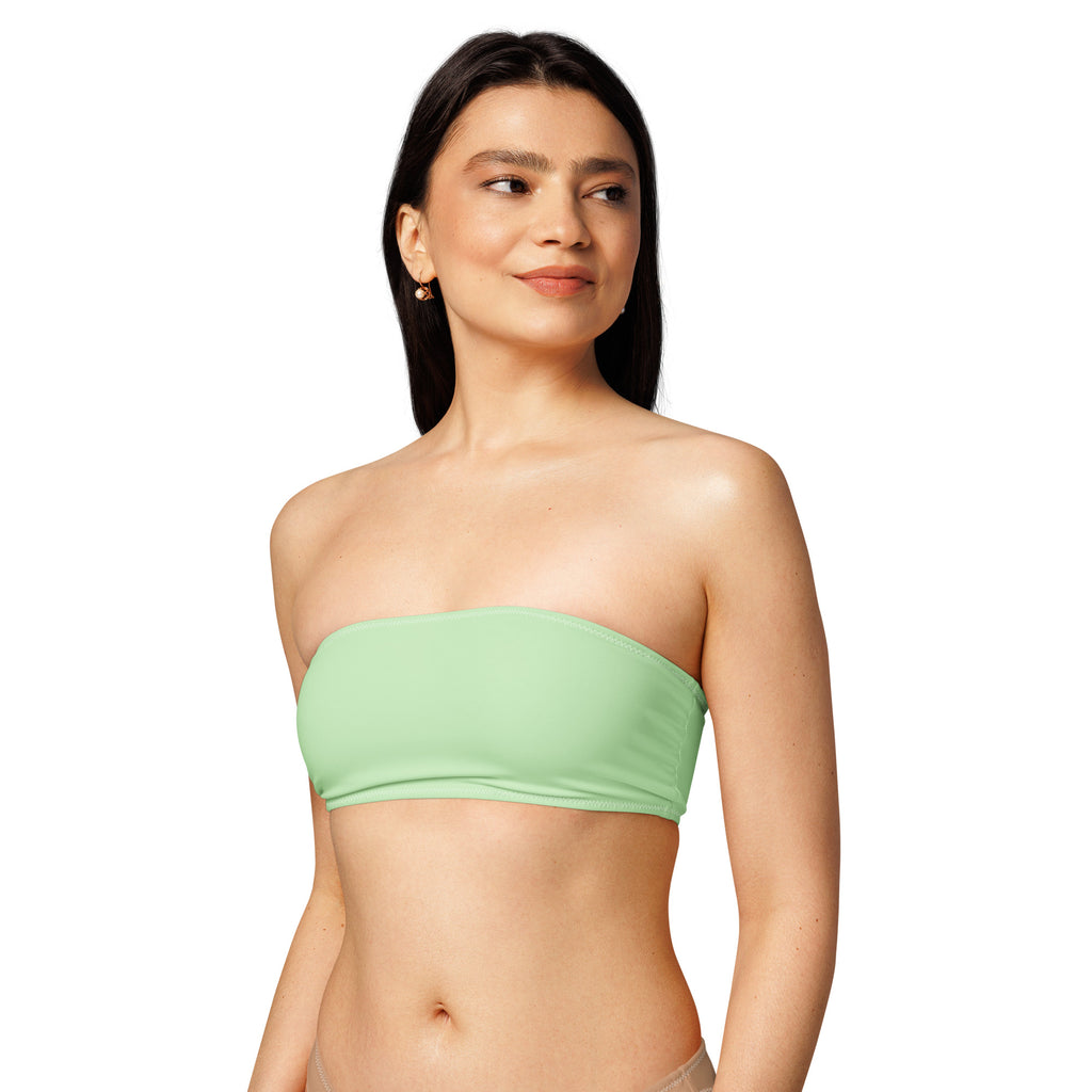 Mint Breeze Bandeau Bikini Top