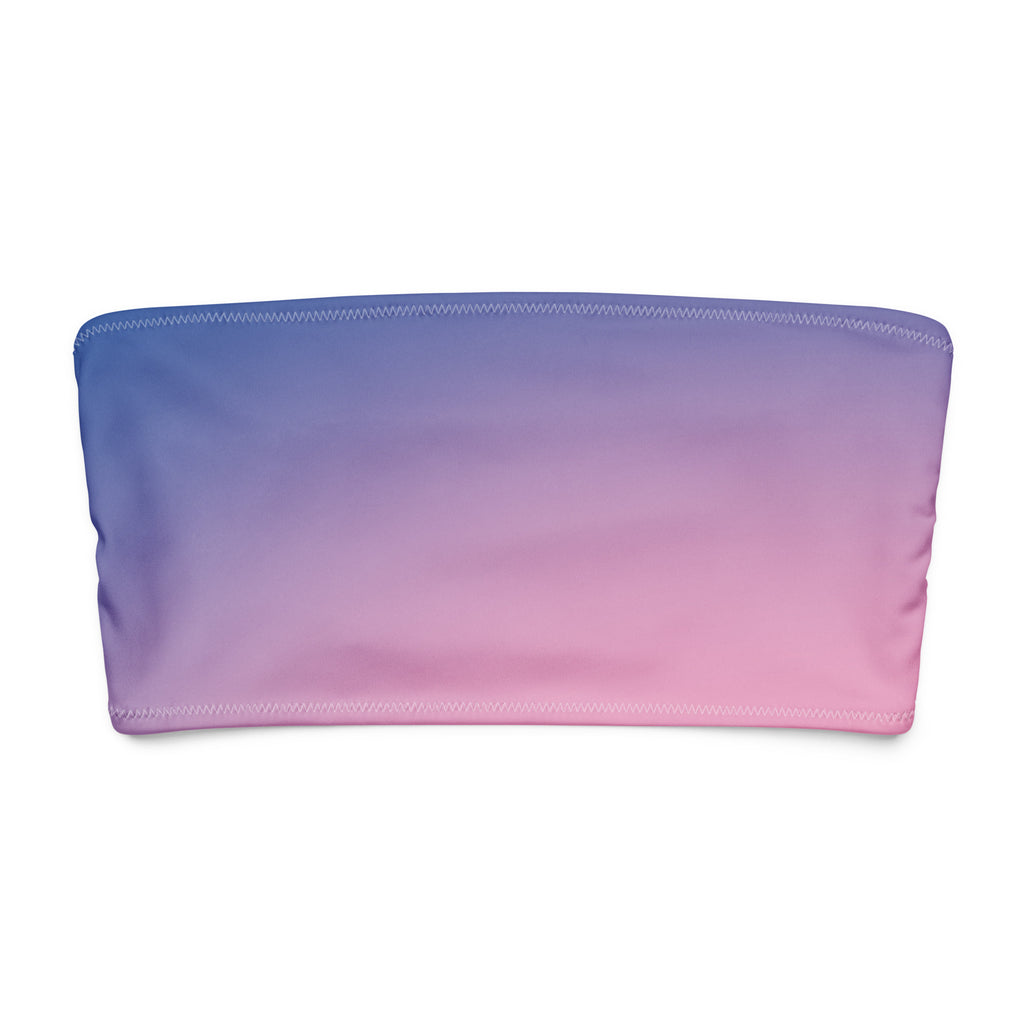 Cotton Candy Bandeau Bikini Top