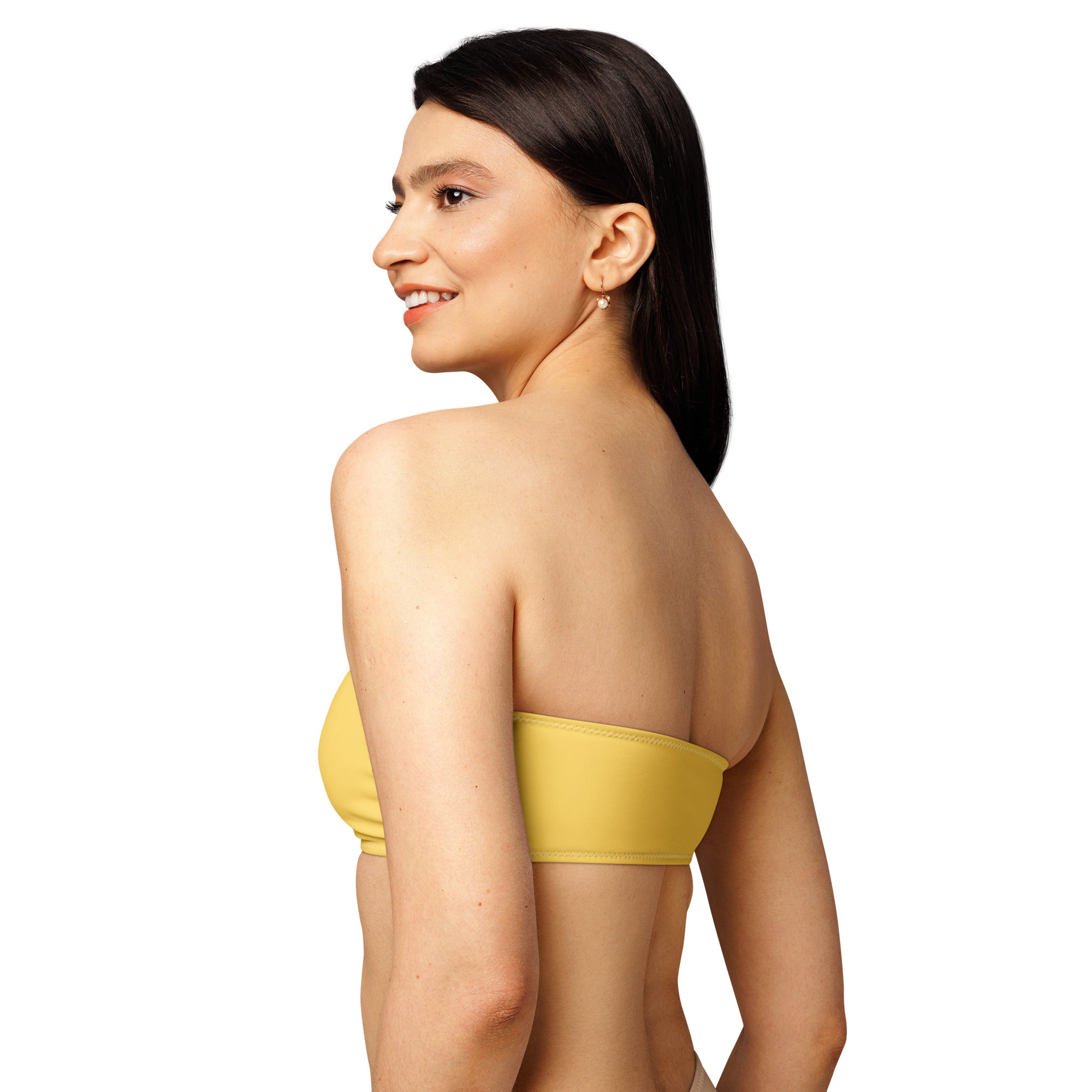 Golden Honey Bandeau Bikini Top