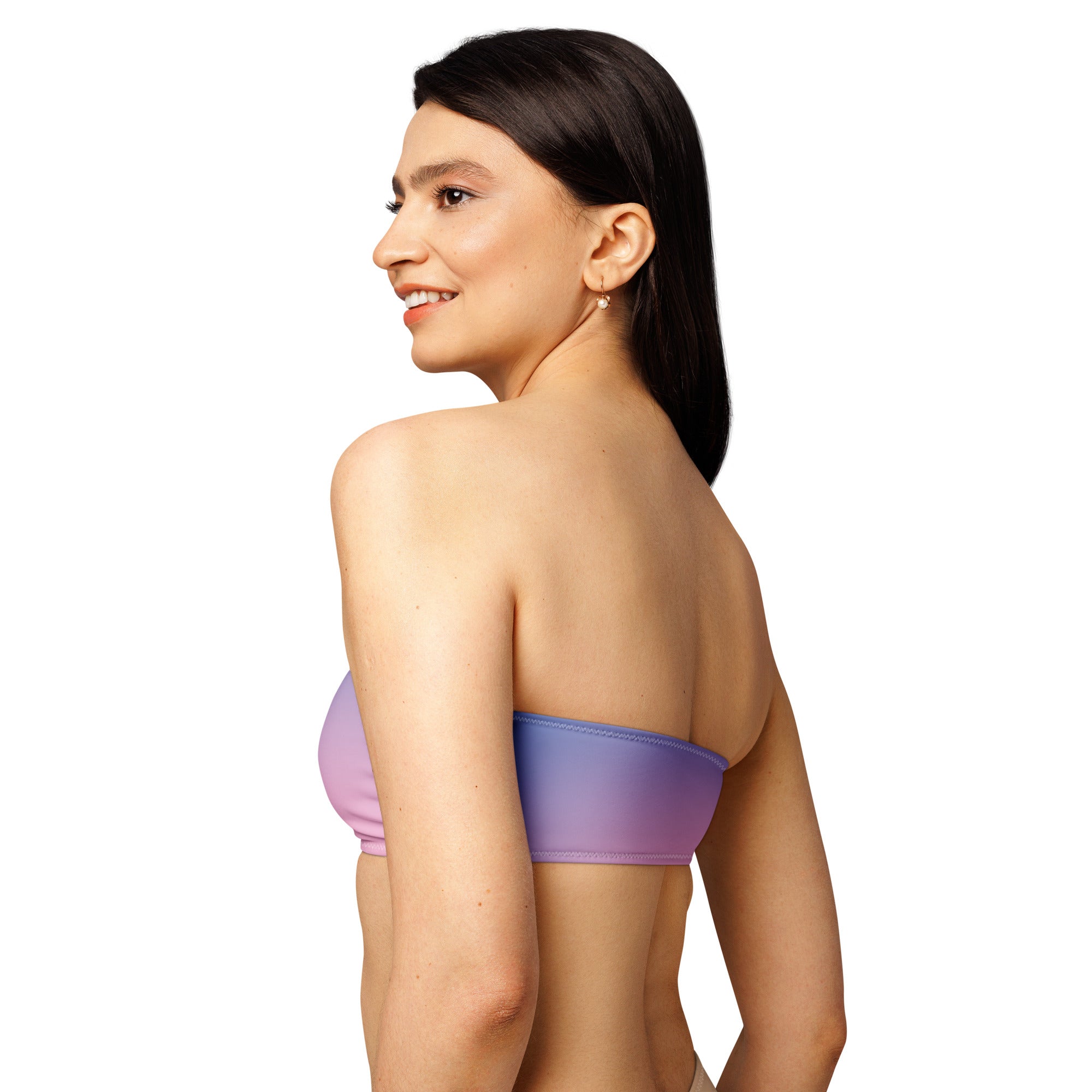 Cotton Candy Bandeau Bikini Top