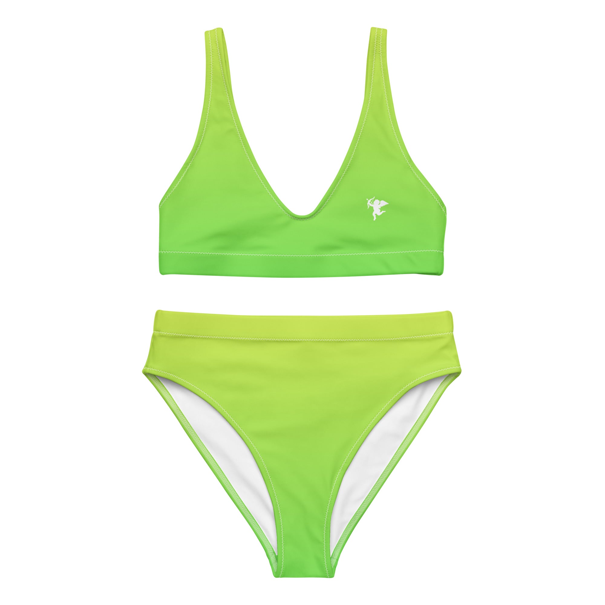 Lime Glow Bikini Set