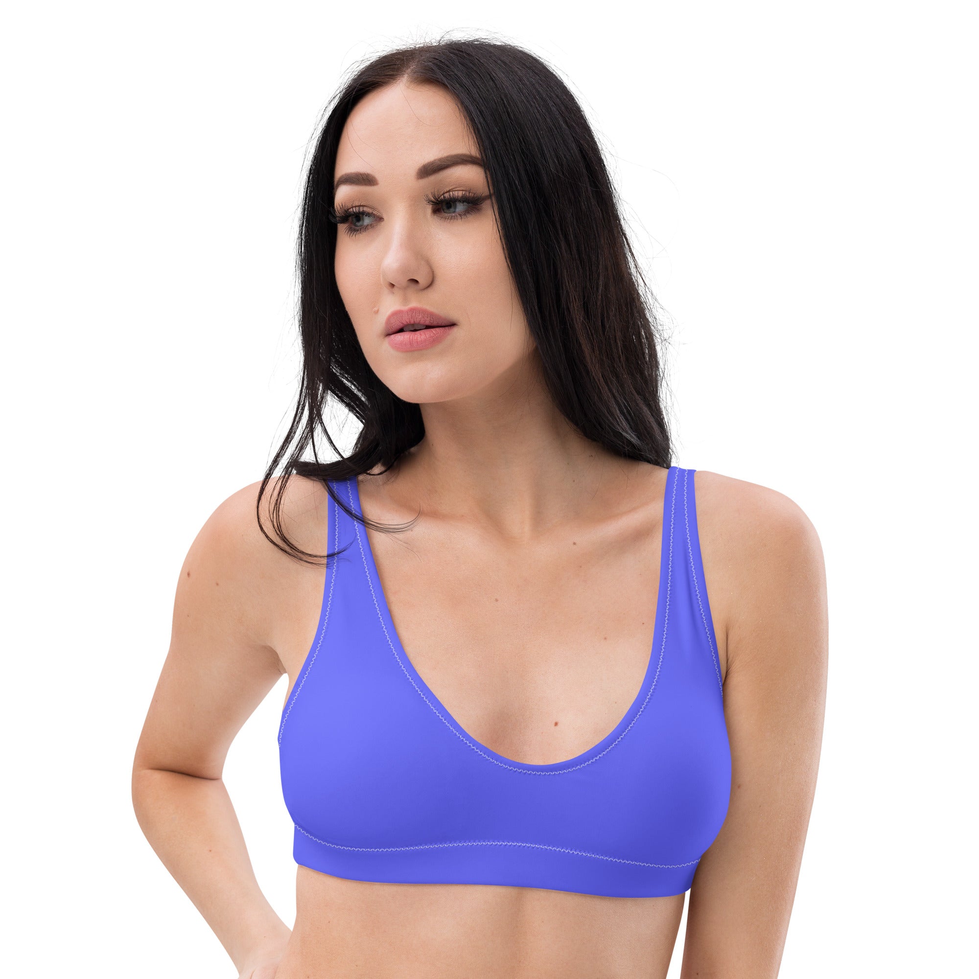 Violet Wave Bikini Top