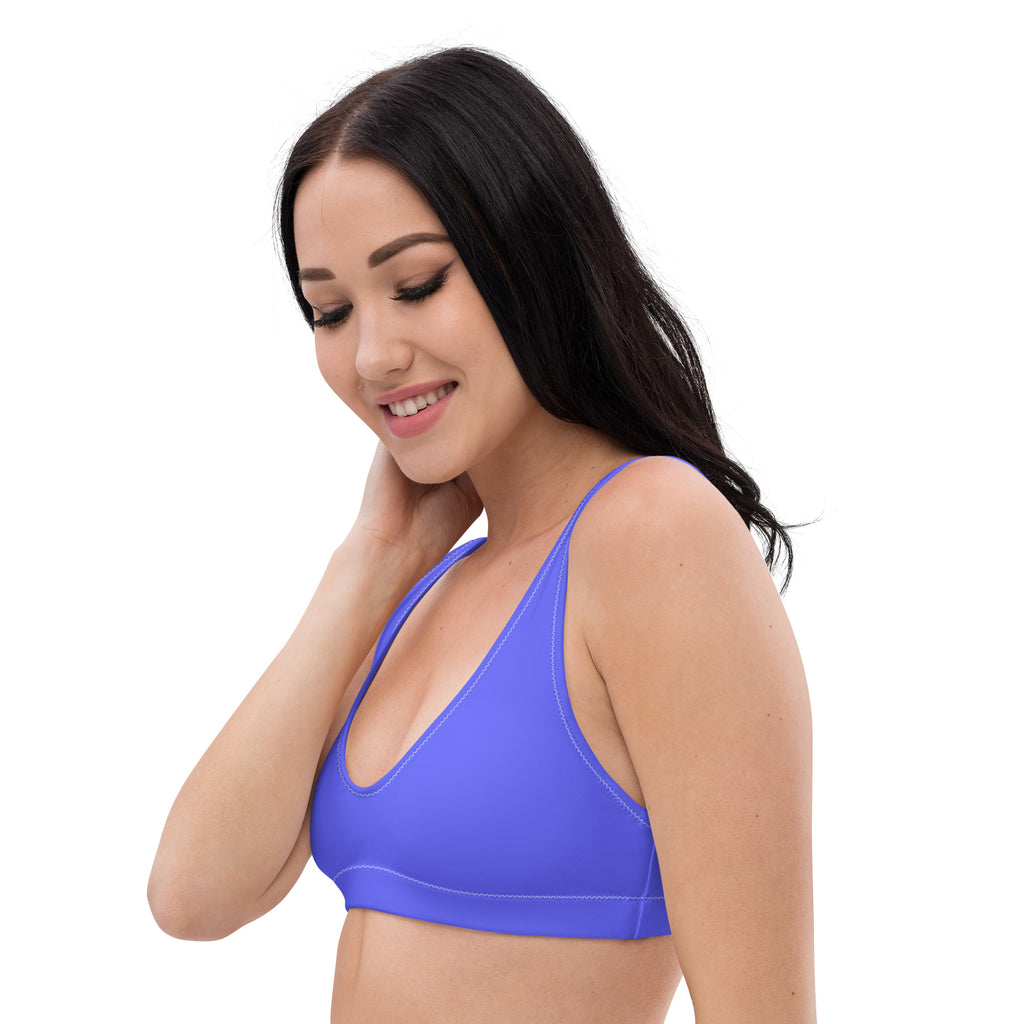 Violet Wave Bikini Top