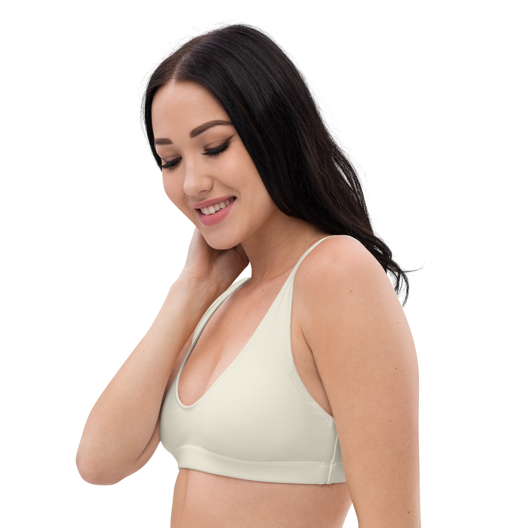 Vanilla Cream Padded Bikini Top