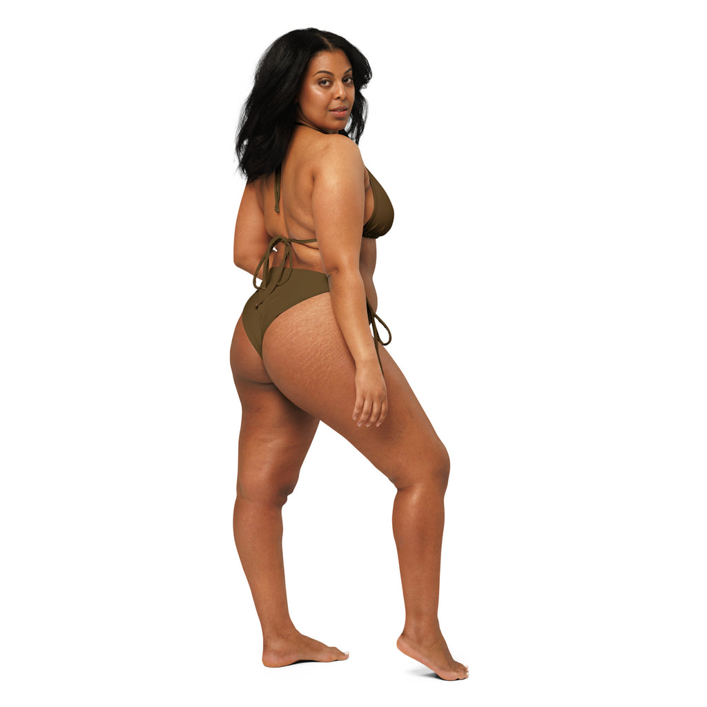 Earth Brown String Bikini Set