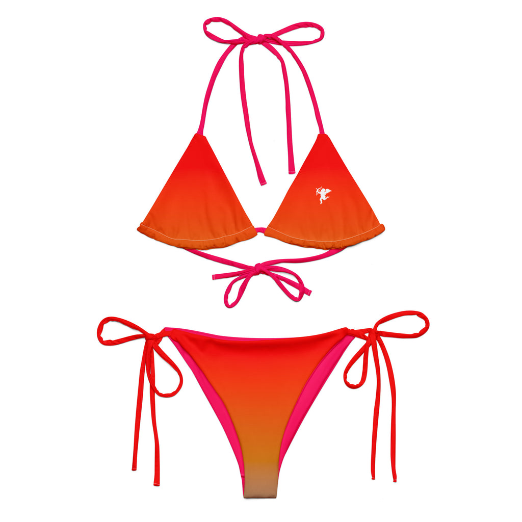Scarlet Flame String Bikini Set