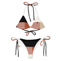 Noir & Blush String Bikini Set