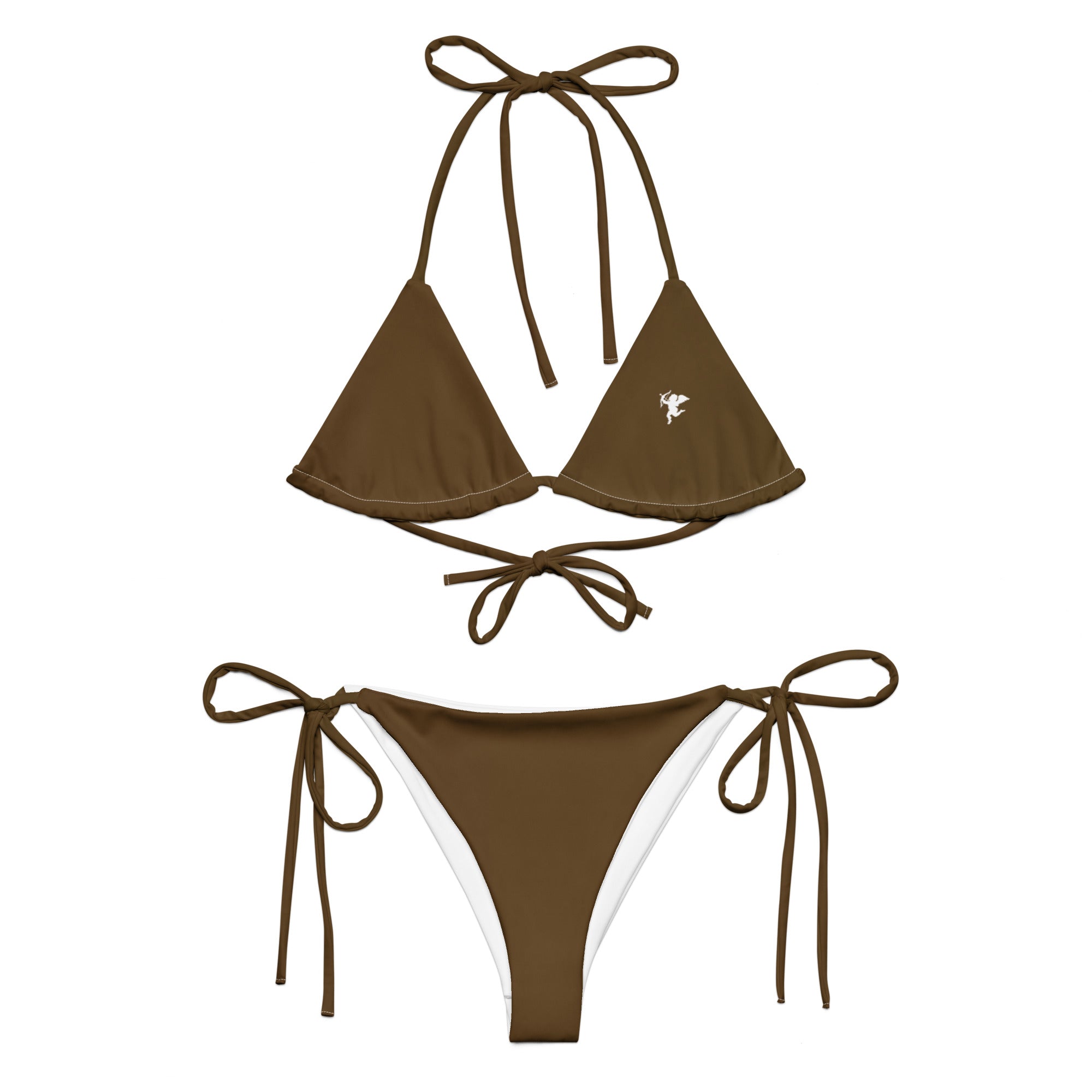 Earth Brown String Bikini Set