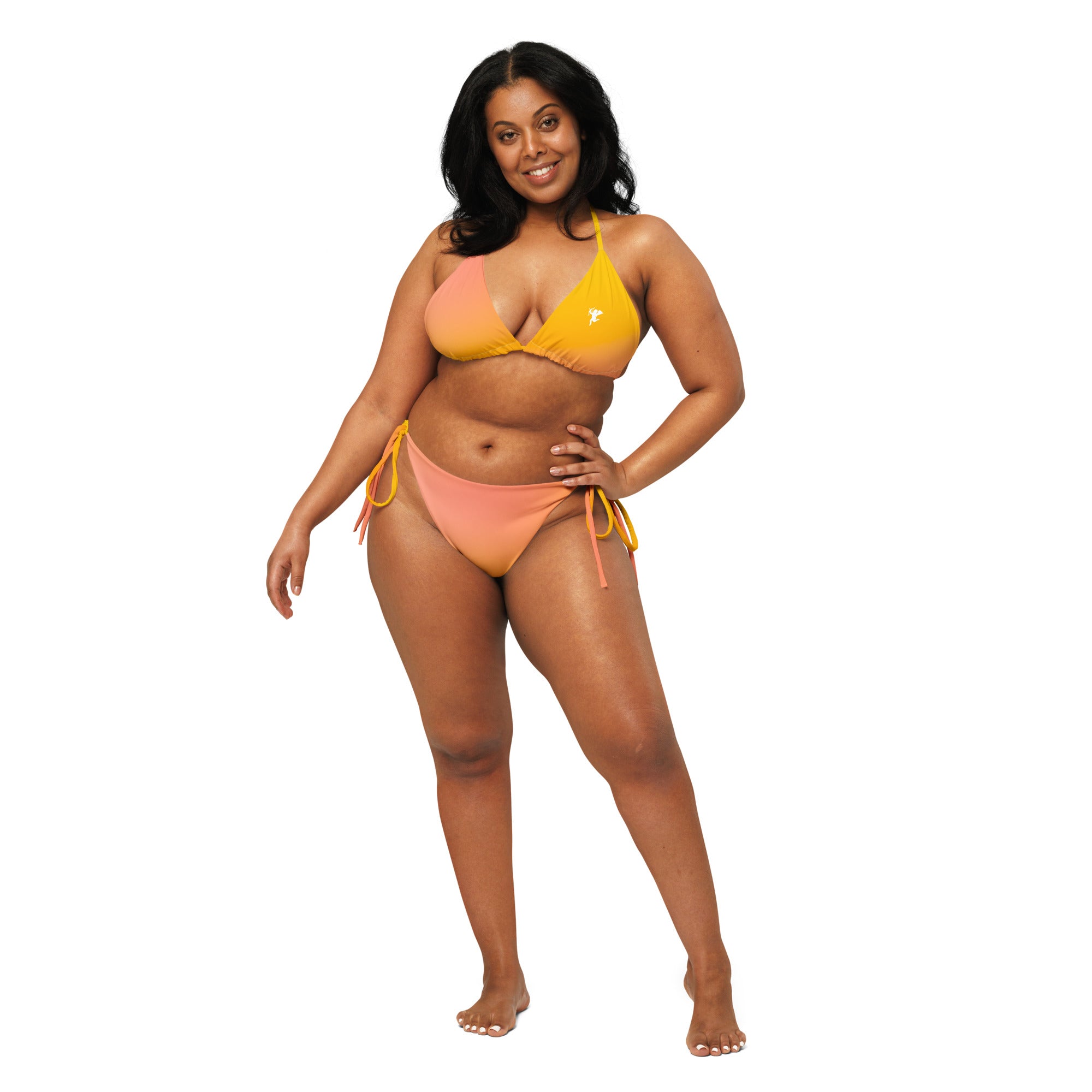 Mango Sunset String Bikini Set