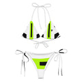 Volt & Noir String Bikini Set