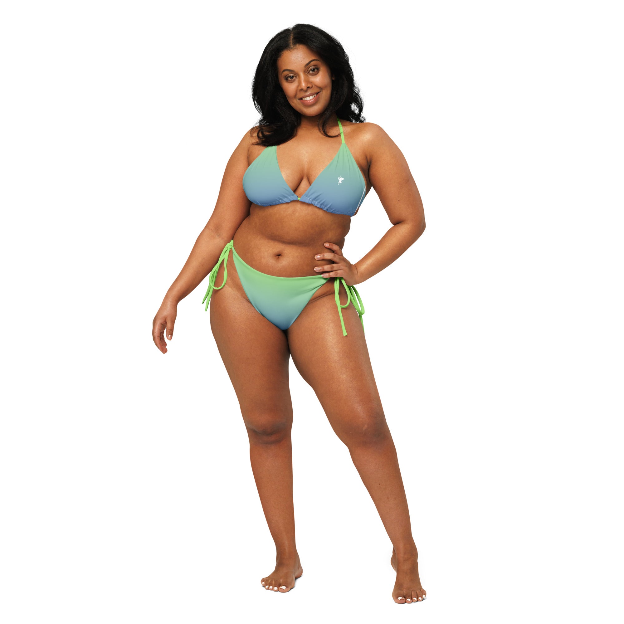 Aqua Aurora String Bikini Set