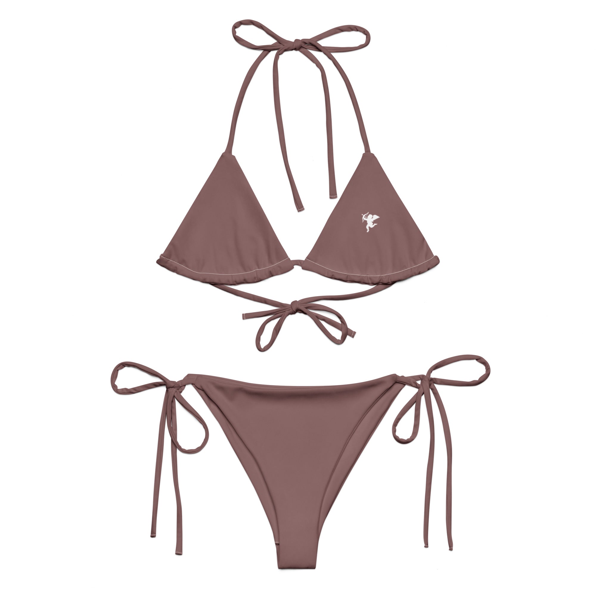 Cocoa Plum String Bikini Set