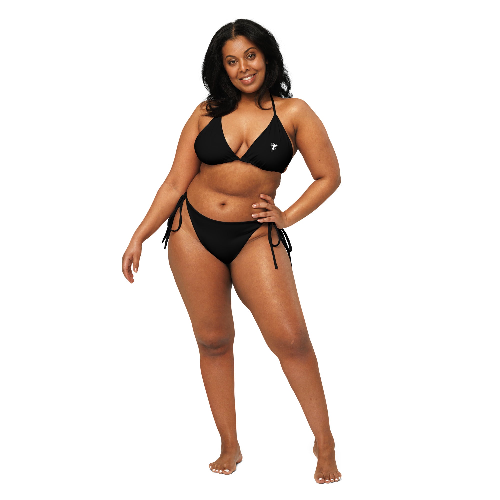Noir String Bikini Set