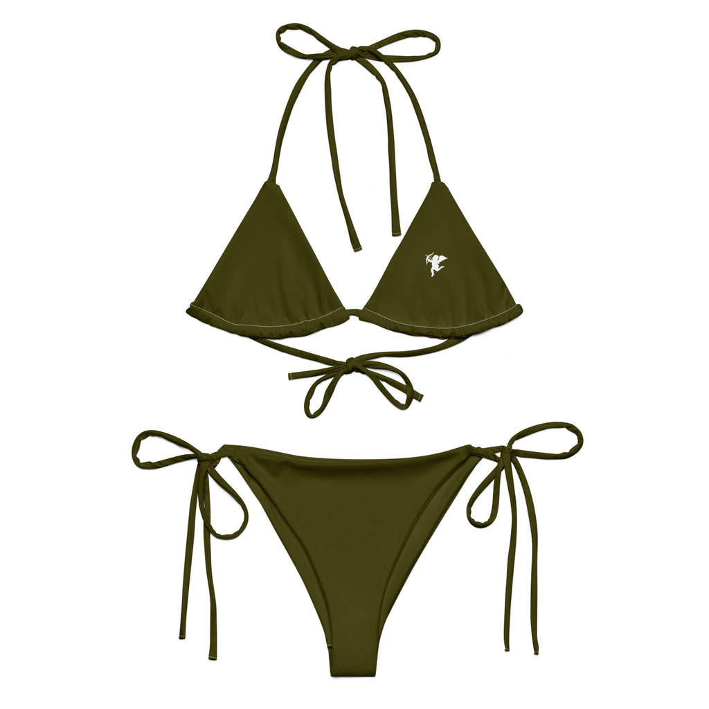 Wild Olive String Bikini Set