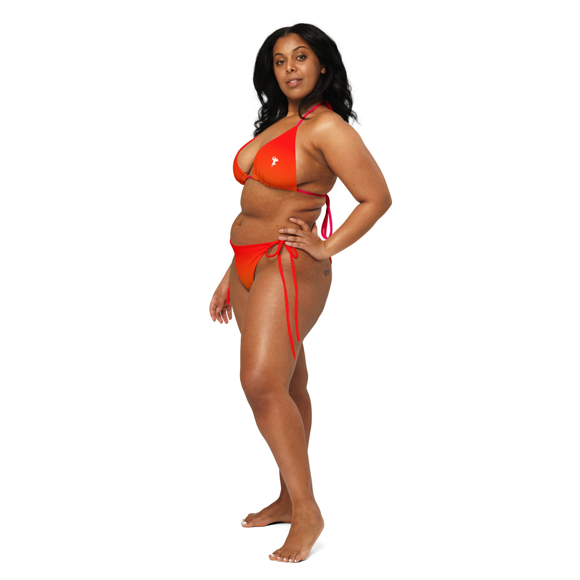 Scarlet Flame String Bikini Set