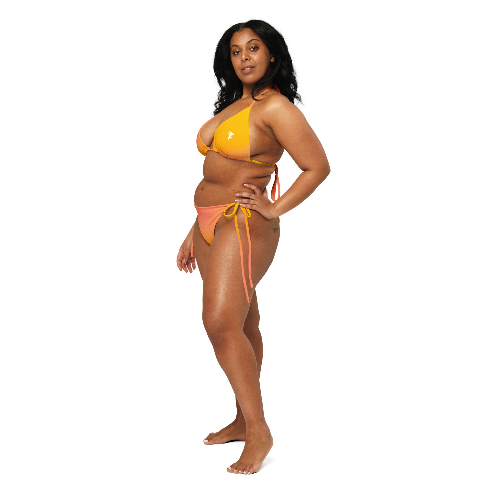 Mango Sunset String Bikini Set