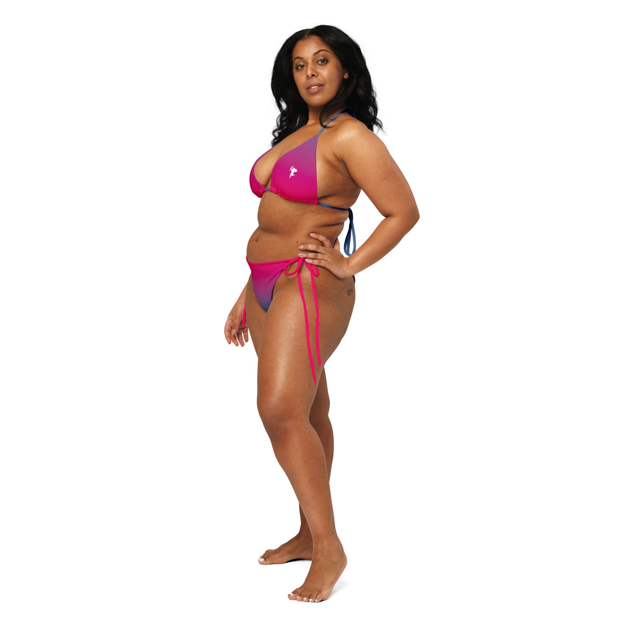 Berry Ombre String Bikini Set