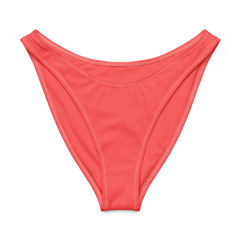 Sunset Coral V-Cut Bikini Bottom