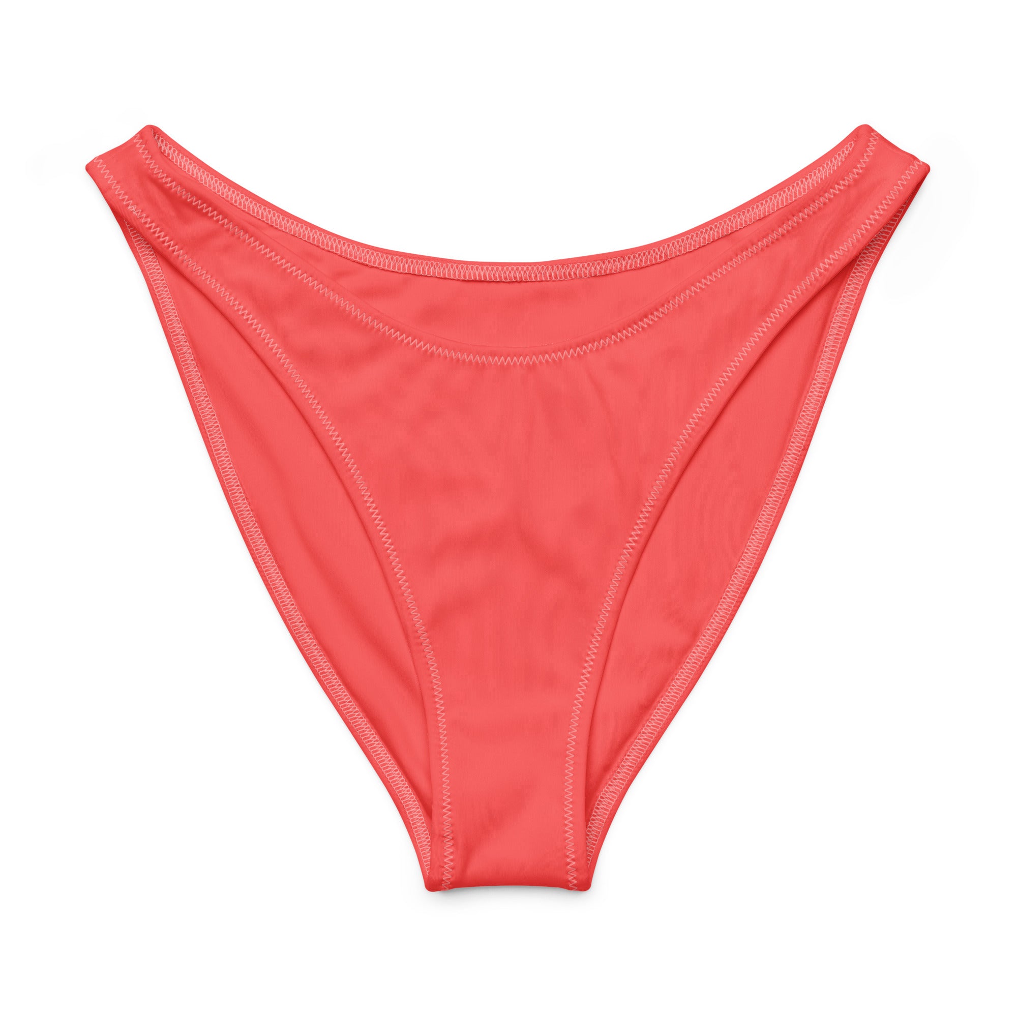 Sunset Coral V-Cut Bikini Bottom