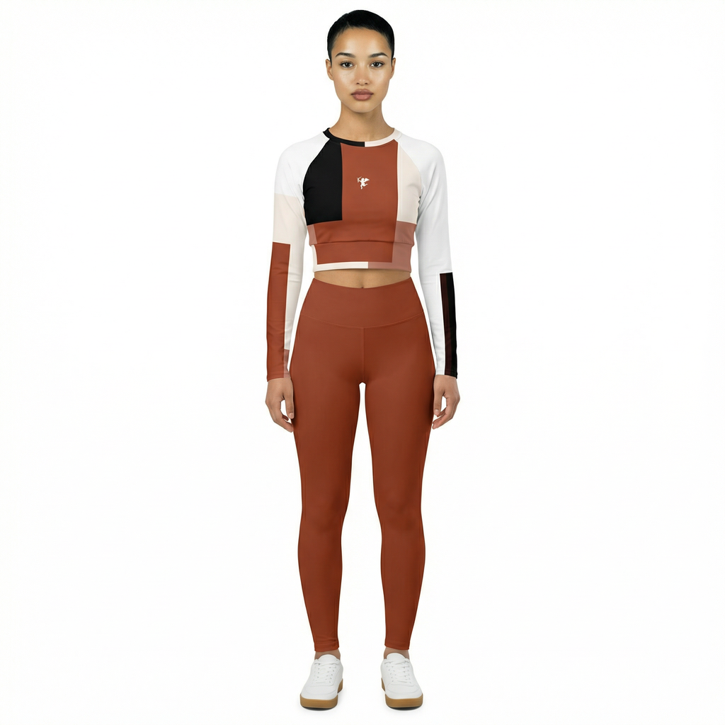 Momentum Long Sleeve Crop Top