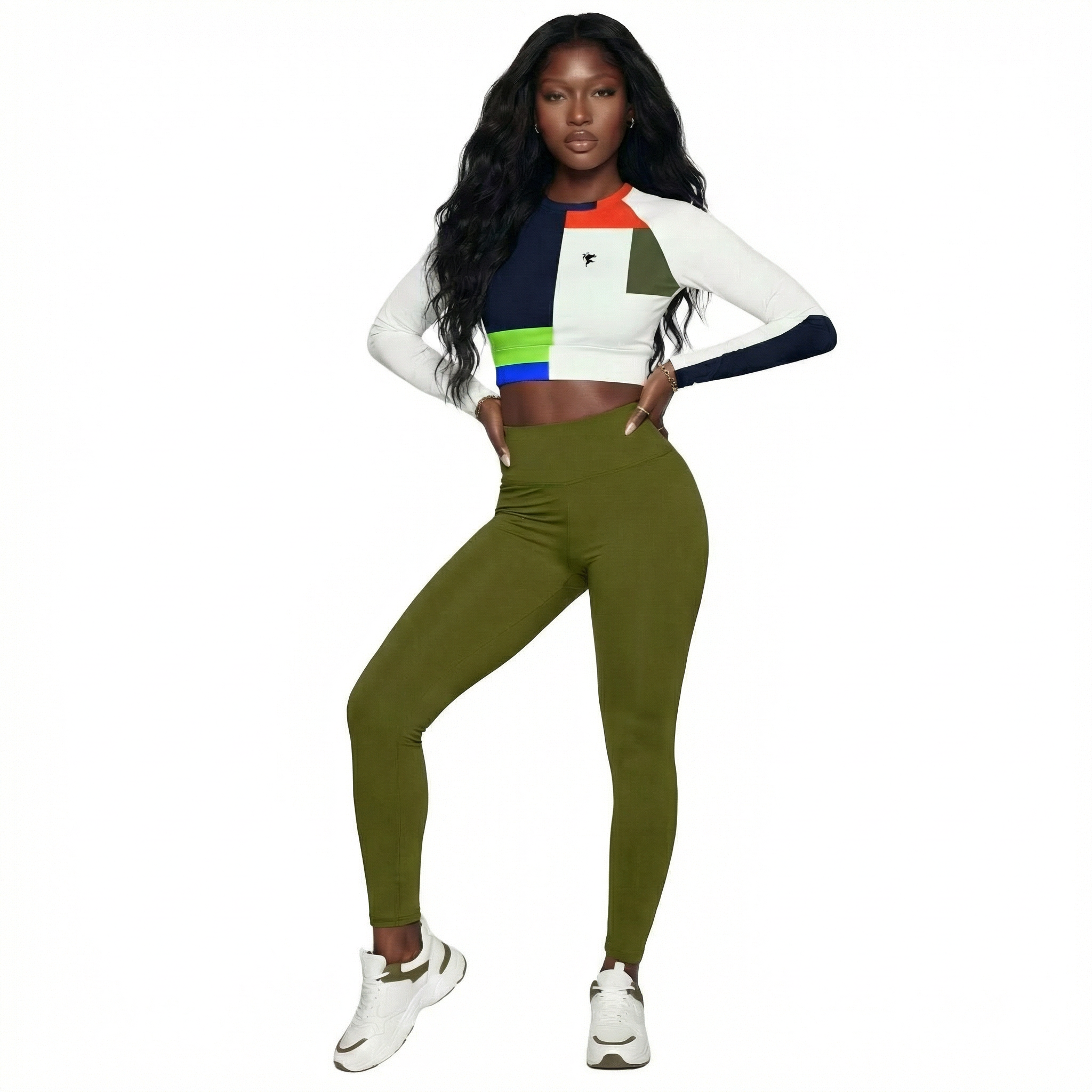 Momentum Long Sleeve Crop Top