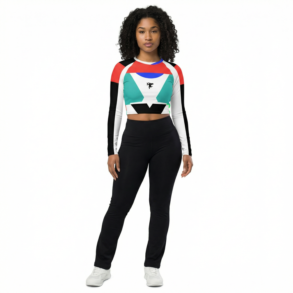 Momentum Long Sleeve Crop Top