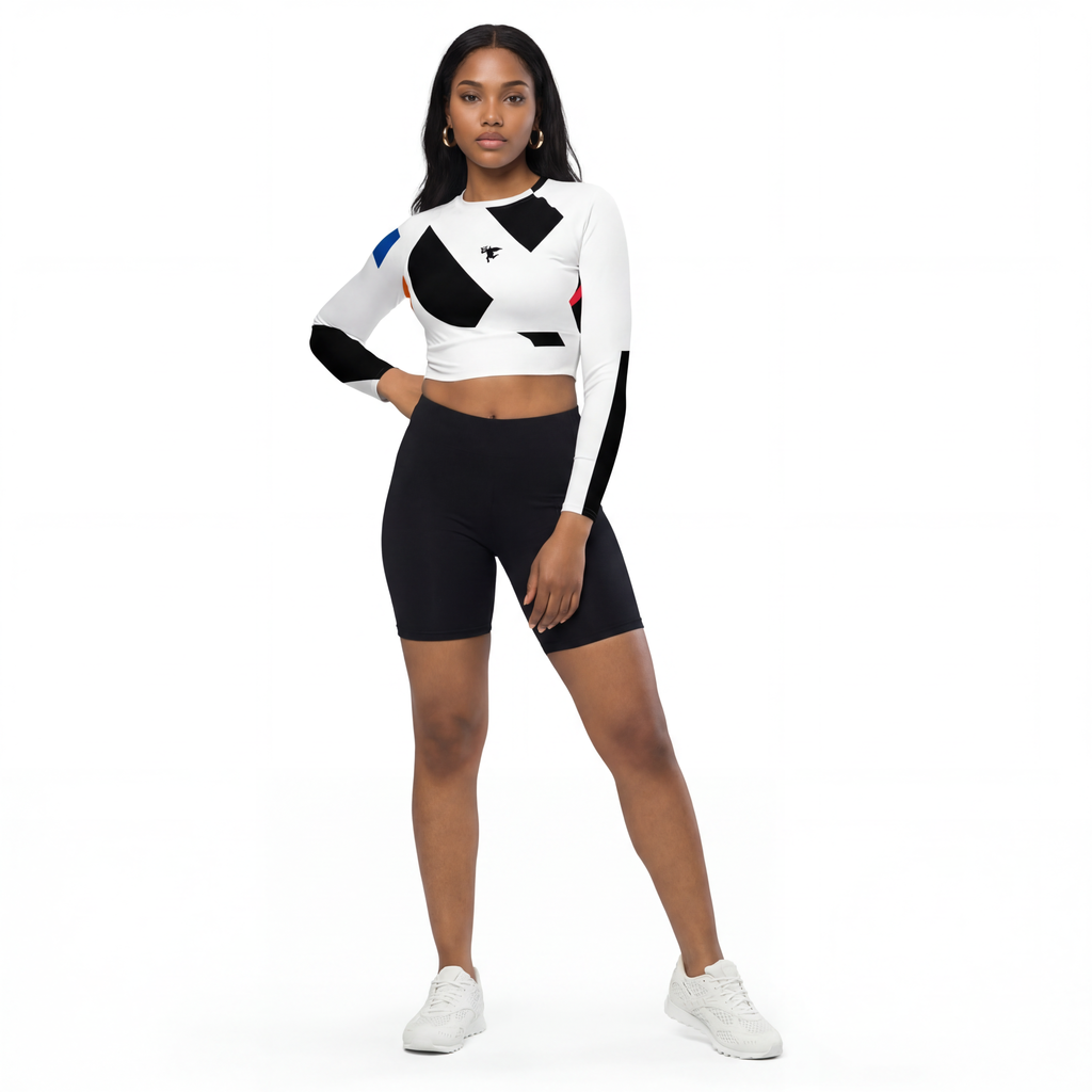 Momentum Long Sleeve Crop Top